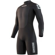Watersports - Surf Kitesurf & Windsurfing Mens Brand 3/2mm Long Sleeve Shorty Wetsuit - Black