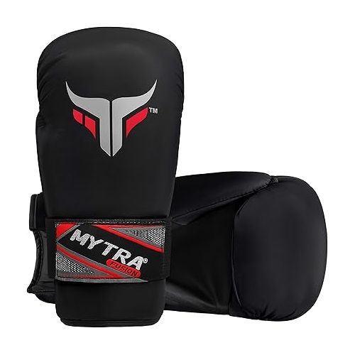  Mytra Fusion Semi Contact Boxing Gloves for Martial Arts MMA Muay Thai Training Punching Sparring