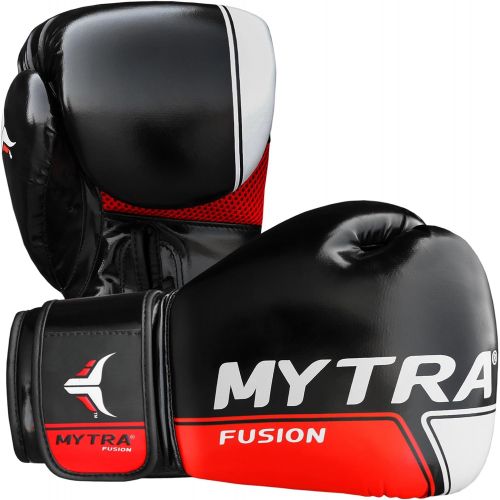  Mytra Fusion Air Tech Boxing Gloves Artificial Leather Boxing Gloves 10oz 12oz 14oz 16oz Boxing Gloves for Training Punching Sparring Punching Bag Boxing Muay Thai Kickboxin