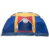 N\\A NA Outdoor 8 Person Camping Tent Easy Set Up Party Large Tent for Traveling Hiking with Portable Bag, Blue