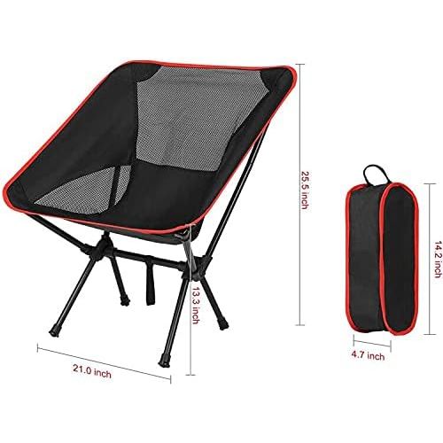  N\A Portable Compact Folding Camping Chair, Lightweight Backpack Suitable for Travel, Camping, Beach, Picnic, Vacation and Hiking.