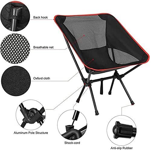  N\A Portable Compact Folding Camping Chair, Lightweight Backpack Suitable for Travel, Camping, Beach, Picnic, Vacation and Hiking.