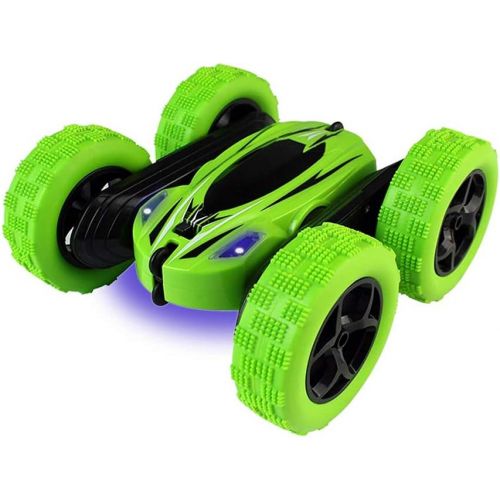  N\A Remote Control Car, RC Car Toy, 2.4Ghz Double Sided 360° Rotating RC Cars Stunt Car with Headlight, Kids Xmas Toys Car for Boys/Girls Birthday Gifts Toys