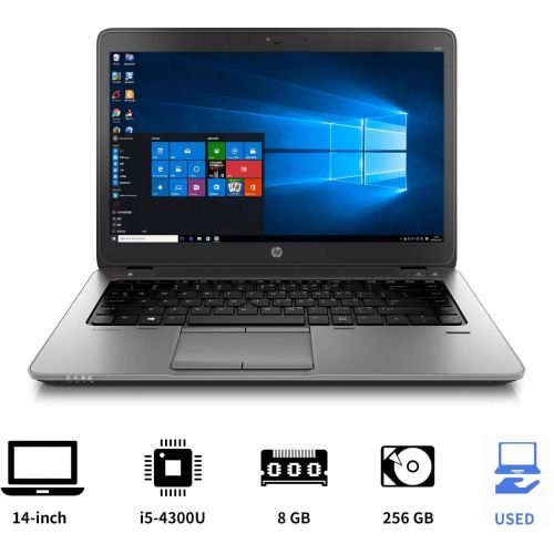  N\C Used Professional Business Laptop in Good Condition 840 G1 14 HD Display Intel Core i5 Processor 8GB RAM 256GB SSD Bluetooth Webcam WiFi with Windows 10