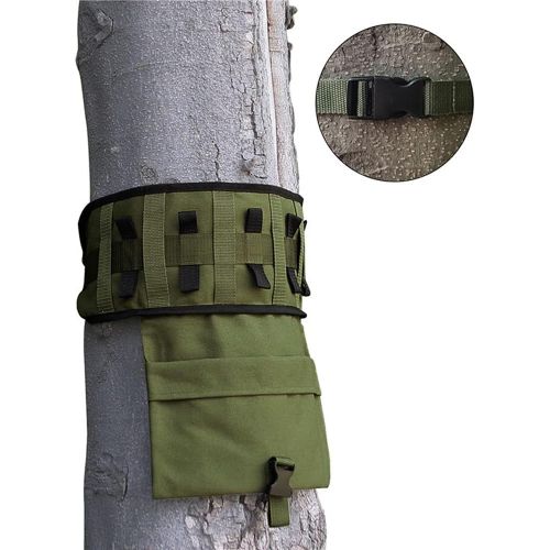  N\C NC Tree Hanging Camping Tableware Roll Bag Removable Multifunctional Canvas Camping Cookware, for Dinnerware Storage Barbecue Portable Pouch for BBQ Camp Cookware