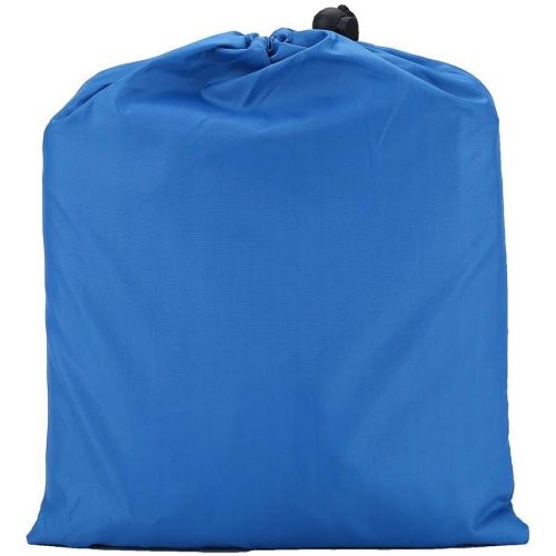  N\C Multipurpose Outdoor Tarpaulin, Portable Lightweight Waterproof Rain Cover Fly Tent Tarp Shelter with Pegs and Ropes-Anti-UV/Moisture-Resistant (Blue)