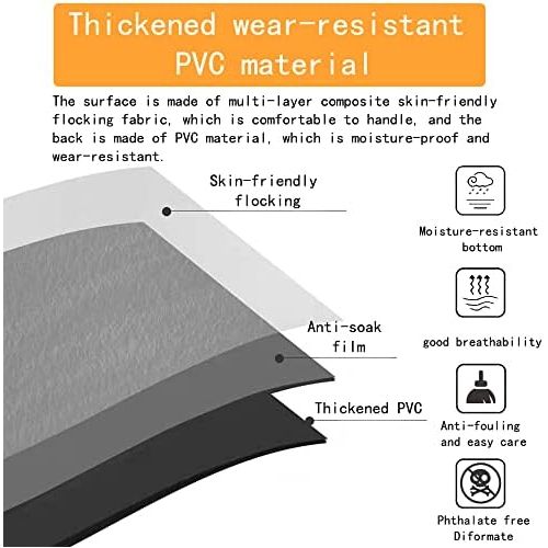 N\C Sleeping Pads for Adults Camping, Car Air Bed Mattress, Thickened Inflatable Camping Bed, Portable Sleeping Pad, Skin-Friendly Flocking and PVC Design Design for Multi-Scene Use an