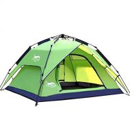 N\C NC Desert& Fox Automatic Tent3-4 Person Camping Tent, Easy Instant Setup Protable Backpackingfor Sun Shelter, Travelling, Hiking