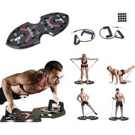 N\C NC Multi Function 20 in 1 Foldable Push Up Board, System with Resistance Tube Bands Pull Rope Exercise Push-up Stand Board for ABS Abdominal Muscle Building Exercise