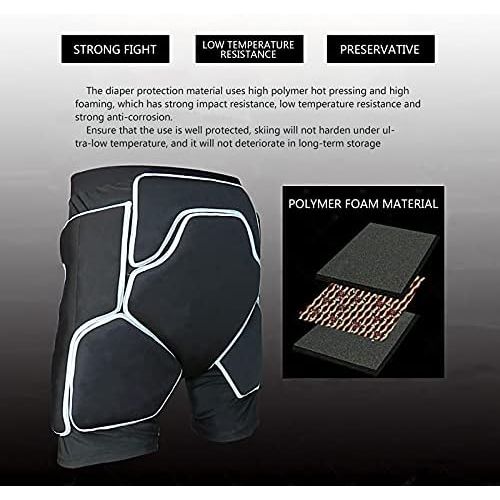  N\C Childrens Adult Protective Padded Shorts, Thickened Protective Impact Pad, Suitable for Skiing, Skating, Roller Skateboard