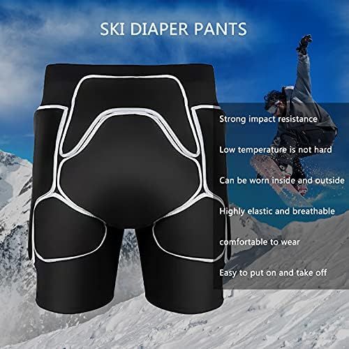  N\C Childrens Adult Protective Padded Shorts, Thickened Protective Impact Pad, Suitable for Skiing, Skating, Roller Skateboard