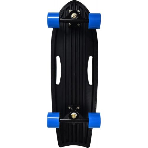  N\C NC 28 Galaxy Surf Skateboard A83 Hardness PU Wheels Surfskate Cruiser with Handles Carving Pumping Skateboards for Children Teens Adults, Blue