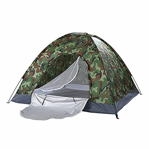  N\C Camping Tent 3-4 People Children Adult Tent Backyard Party Tent, Waterproof and Shade Easy to Set up, Camouflage