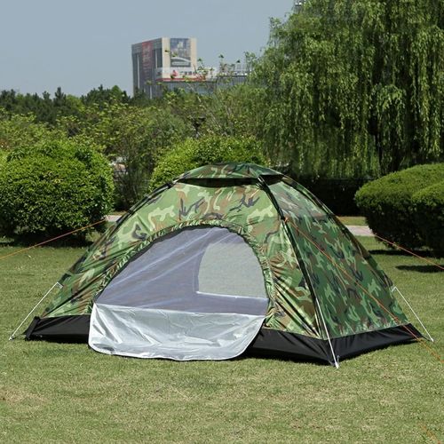  N\C Camping Tent 3-4 People Children Adult Tent Backyard Party Tent, Waterproof and Shade Easy to Set up, Camouflage