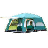 N\C NC Tent Outdoor Two-Bedroom one-Living Room 4 People 8 People 10 People Camping Thickened Rainproof Camping Portable Double Layer Pavilion
