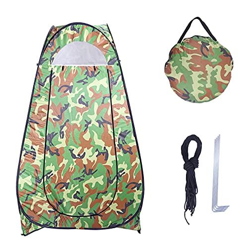  N\C NC Pop Up Privacy Tent Instant Portable Outdoor Shower Tent, Camp Toilet, Changing Room, Rain Shelter with Window ? for Camping and Beach Easy Set Up, Foldable with Carry Bag Light