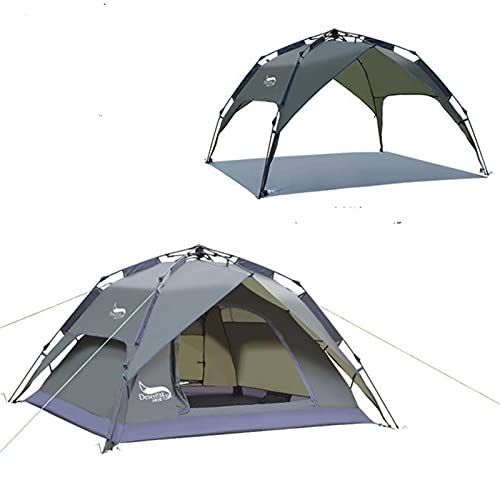  N\C NC Outdoor Tent Automatic Tent Double Multi-Person Travel Camping Camping Tent Beach Quick Open Tent (3-4 People)