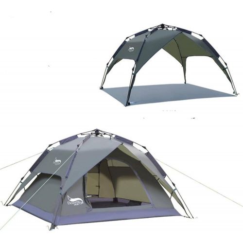  N\C NC Outdoor Tent Automatic Tent Double Multi-Person Travel Camping Camping Tent Beach Quick Open Tent (3-4 People)