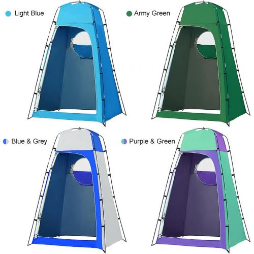  N\C NC Shelter Tent Portable Outdoor Shower Toilet Changing Room Tent with Removable Bottom for Camping Beach Photography