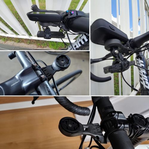  N\C Bike Handlebar stem Computer Mount Support for Garmin Bryton Wahoo Giant GoPro Light Camera Bicycle Mounts Holder