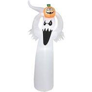 N\C NC Halloween Inflatable Model 1.8m Luminous White Small Outdoor Garden Toy Lifting Horror House Props Decoration