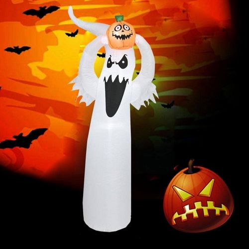  할로윈 용품N\C NC Halloween Inflatable Model 1.8m Luminous White Small Outdoor Garden Toy Lifting Horror House Props Decoration