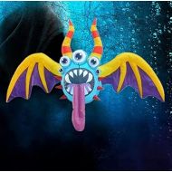 할로윈 용품N\C NC Holiday LED Inflatable Monster Decoration with Five Eyes 3ft Bat Build in LED Lights Blow Up Halloween Party Glow Decor for Indoor Outdoor Yard Garden Lawn