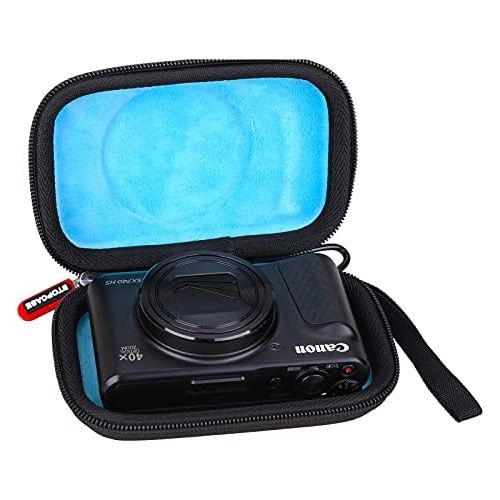  N\C Carrying Protective Storage Cover Case for Sony RX100 II III IV V VA VI VII ZV-1 HX-99 / Canon PowerShot SX740 HS SX730 HS SX720 HS / G7X Mark II III Digital Camera(case only) (Bla