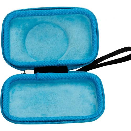  N\C Carrying Storage Case for Sony RX100 II III IV V VA VI VII ZV-1 HX-99 / Canon PowerShot SX740 HS SX730 HS SX720 HS / G7X Mark II III Digital Camera(Case Only) (Black-Blue Inside)