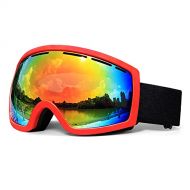 N\C Ski Goggles Over Glasses, Snow Snowmobile Goggle with Anti fog UV400 Dual lens for Men Women Youth