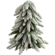 N\C NC NC Nordic Style Artificial PE 40cm Tall Christmas Tree Tabletop Home Fireplace Dining Room Centerpiece Festival Props Landscape Xmas Trees Decoration - Snow Green Tree