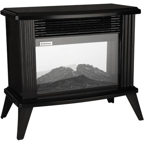  N\C NC Vertical Fireplace Mechanical Second Gear FEJ-16C 1500w/Fake Wood/Monochrome/Hot Wire Black