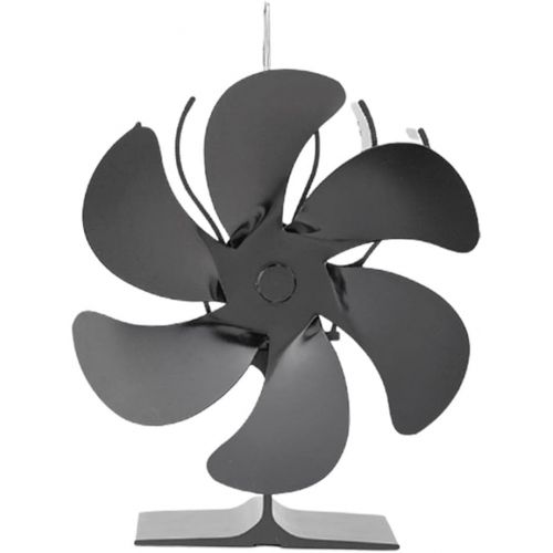  N\C NC 5/6/7 Blade Heat Powered Stove Fan for Wood/Log Burner/Fireplace Fuel Consumption as Low as 17 Percent Fuel Savings 165x188mm 6 Blade