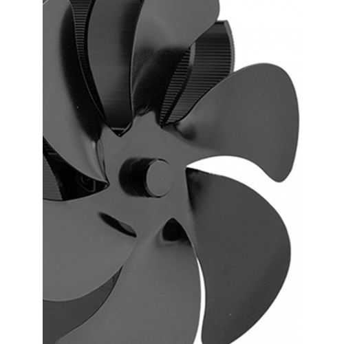  N\C NC 5/6/7 Blade Heat Powered Stove Fan for Wood/Log Burner/Fireplace Fuel Consumption as Low as 17 Percent Fuel Savings 165x188mm 6 Blade