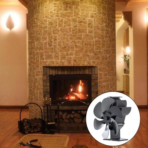  N\C NC NC Powered Stove Fan Wood Burning Fireplace Warm Fan for Log Accessories