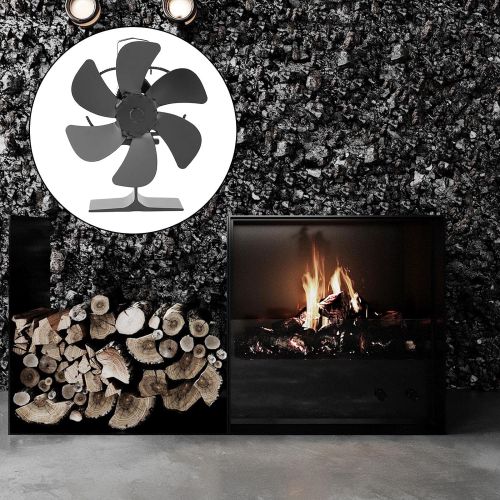  N\C NC NC Aluminum Alloy Powered Fireplace Fan Wood Stoves Burner Top Fan Silent