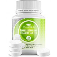 N/ Java Scrub Espresso Machine Cleaning Tablets ? Descaling Tablets (50 Count/Total Uses) ? Daily Espresso Coffee Machine Cleaner plus Descaler ? For Jura, Miele, Bosch, Tassimo Steam