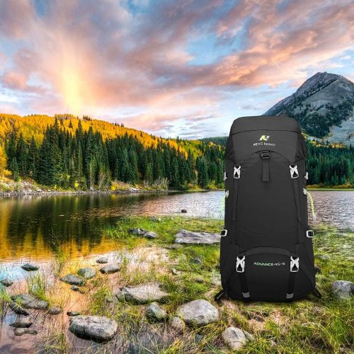  N NEVO RHINO Internal Frame Hiking Backpack 40/50/60/65/80L, Mountain Climbing Camping Backpack Daypack Waterproof Rain Cover