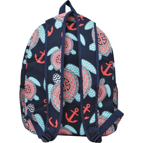  N.Gil Sea Turtle Anchor Navy NGIL Large Canvas School Backpack