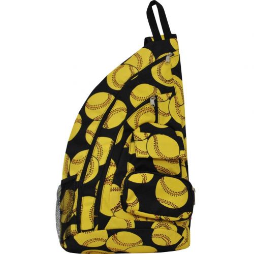  N.Gil Canvas Sports Themed Prints NGIL Sling Backpack