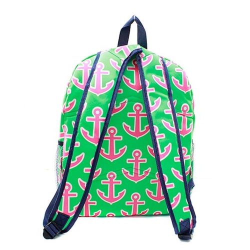  N.Gil Childrens School Backpack (Anchor Lime Hot Pink)