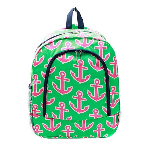  N.Gil Childrens School Backpack (Anchor Lime Hot Pink)