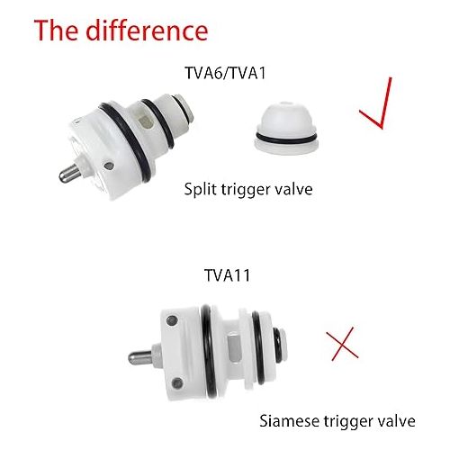  Yeesonda TVA6 Trigger Valve Compatible for Bostitch TVA6/TVA1 Max CN80548 CN55, CN70 Coil Nailers Repair Parts