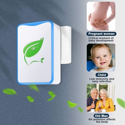  N+A AYESENCH Air Purifier for Home or Office Mini Portable Silent Travel-Size Air Cleaner for House Bedroom Bathroom Kitchen Remove Pet Smell Cigarette Smoke Odor