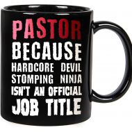 N?A Pastor Because Hardcore Devil Stomping Ninja Isnt An Official Job Title Coffee Mug, Pastor Gift, Pastor Birthday, Black Tea Cup 11 Oz,15 Oz, Ceramic Novelty Coffee Mugs 11oz, 15oz