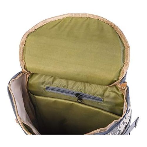  [아마존베스트]#N/A Cylindrical Fishing Backpack Large Fishing Tool Package with Fishing Tackle Bag Storage Bale for Fishing Tackle Free Yellow