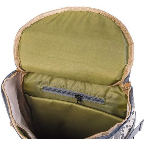  [아마존베스트]#N/A Cylindrical Fishing Backpack Large Fishing Tool Package with Fishing Tackle Bag Storage Bale for Fishing Tackle Free Yellow