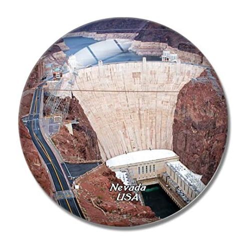  N/A USA America Hoover Dam Colorado River Nevada 3D Fridge Refrigerator Magnet Whiteboard Magnet Souvenir Crystal Glass