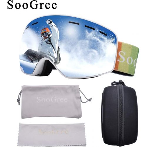  N/A SooGree Ski Goggles Kids Snowboard Glasses for Boys Girls Winter Sport Eyewear