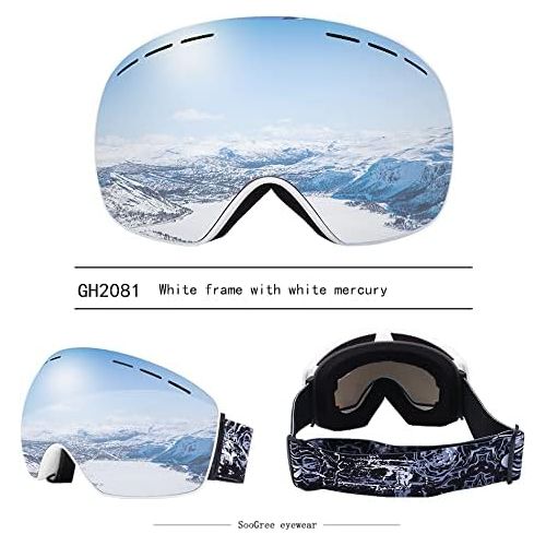  N/A Outdoor Ski Goggles Men Women Snowboard Goggles Polarized Winter Snow Goggles Anti Fog UV Protection Skiing Goggles